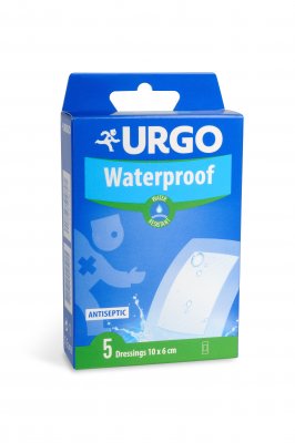 Urgo Waterproof 10 x 6 cm voděodolná náplast 5 ks