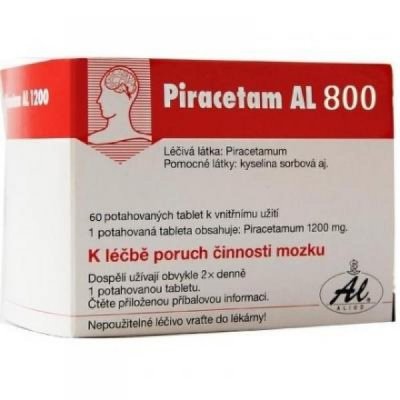 Piracetam AL 800 mg 60 potahovaných tablet