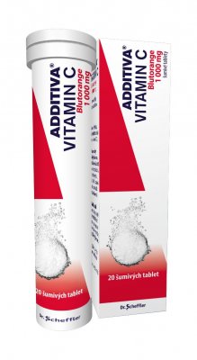 Additiva Vitamin C Blutorange 20 šumivých tablet