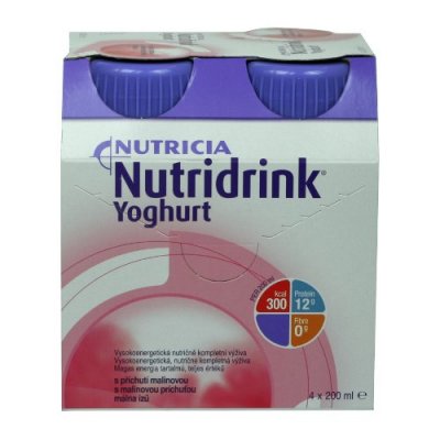 Nutridrink Yoghurt s příchutí malina por.sol. 4 x 200 ml