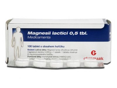 Magnesii Lactici 0,5 tbl.medicamenta por.tbl.nob. 100 x 0,5 g