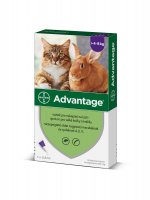 Advantage Roztok pro nakapání na kůži spot-on pro velké kočky a králíky 80 mg 1x0,8 ml