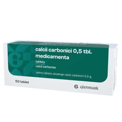 CALCII CARBONICI 0,5 TBL. MEDICAMENTA 0,5G TBL NOB 50