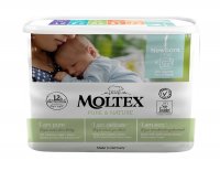 Moltex Plenky Pure & Nature Newborn 2-4 kg 22 ks