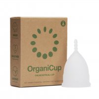 OrganiCup menstruační kalíšek bílý velikost A