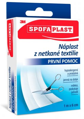 3M Spofaplast Náplast z netkané textilie 6 cm x 1 m 1 ks