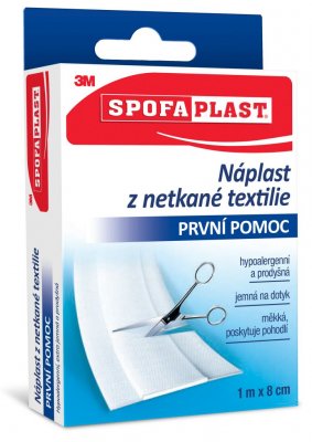 3M Spofaplast Náplast z netkané textilie 8 cm x 1 m 1 ks