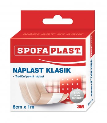 3M Spofaplast Textilní náplast Klasik 6 cm x 1 m 1 ks