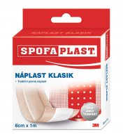 3M Spofaplast Textilní náplast Klasik 8 cm x 1 m