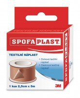 3M Spofaplast Textilní náplast 2,5 cm x 5 m cívka 1 ks