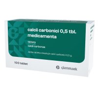 CALCII CARBONICI 0,5 TBL. MEDICAMENTA 0,5G TBL NOB 100