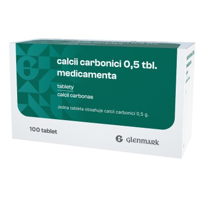 CALCII CARBONICI 0,5 TBL. MEDICAMENTA 0,5G TBL NOB 100
