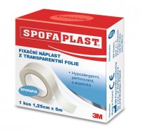 3M Spofaplast Fixační náplast z transparentní fólie 1,25 cm x 5 m 1 ks