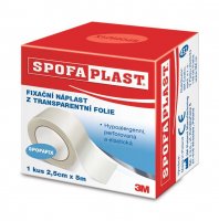 3M Spofaplast Fixační náplast z transparentní fólie 2,5 cm x 5 m 1 ks