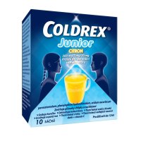 COLDREX JUNIOR CITRON 300MG/5MG/20MG perorální PLV SOL SCC 10