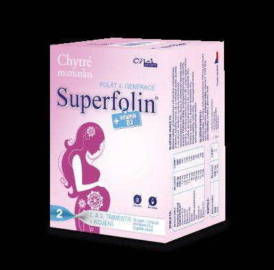 Chytré miminko Superfolin 2 MAMA 30 tablet + 30 kapslí