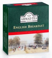Ahmad Tea English Breakfast porcovaný čaj 100 x 2 g