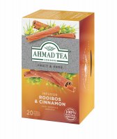 Ahmad Tea Rooibos & Cinnamon porcovaný čaj 20x1,5 g