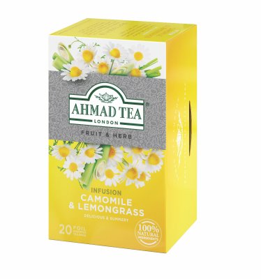 Ahmad Tea Camomille & Lemongrass porcovaný čaj 20x1,5 g