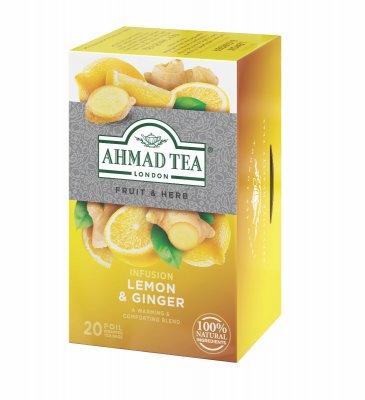 Ahmad Tea Citron & Zázvor porcovaný čaj 20 x 2 g