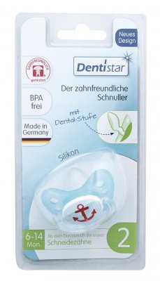 Baby Nova Dentistar Dudlík s kroužkem vel. 2 1 ks