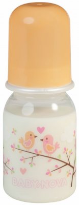 Baby Nova Lahev plastová s potiskem 125 ml 1 ks Baby Nova Lahev plastová s potiskem 125 ml 1 ks