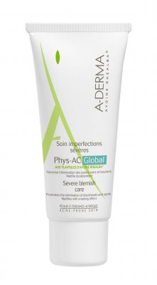 A-derma Phys-AC Global péče o nedokonalosti pleti 40 ml
