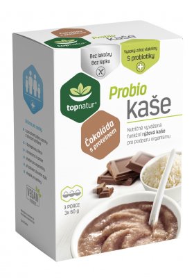 Topnatur Probio kaše čokoládová s proteinem 3 x 60 g