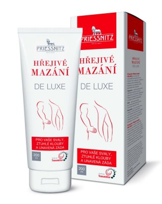 Priessnitz De Luxe hřejivé mazání 200 ml