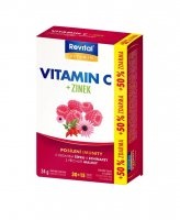 Revital Vitamin C + zinek+echinacea+šípek 45 tablet