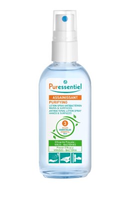 PURESSENTIEL Čisticí antibakteriální roztok sprej 80 ml