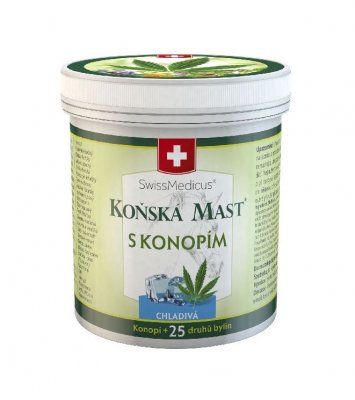 Herbamedicus Koňská mast s konopím chladivá 250 ml