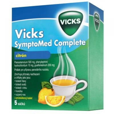 Vicks SymptoMed Complete citron 5 sáčků
