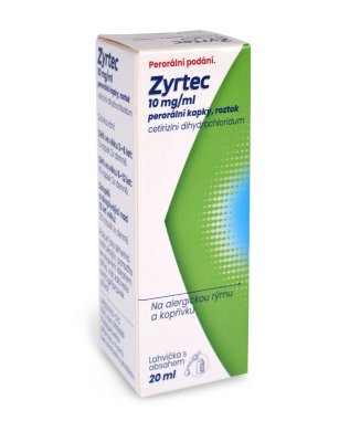 ZYRTEC - 10MG/ML POR GTT SOL 20ML