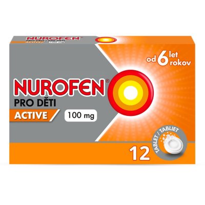 Nurofen pro děti Active 100 mg 12 tablet