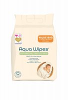 Aqua Wipes EKO vlhčené ubrousky s 99,6 % vody 4 x 64 ks