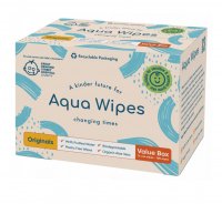 Clinicept Healthcare Aqua Wipes vlhčené ubrousky 100% Biodegradable 12 x 64 ks