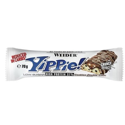 WEIDER Yippie! Bar Cookies-Double Choc tyčinka 70 g