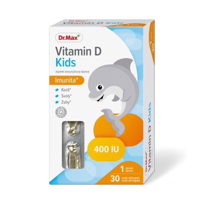 Dr.Max Vitamin D3 Kids 30 kapslí