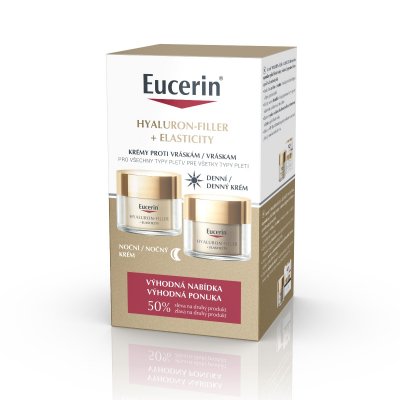 Eucerin Hyaluron-Filler + Elasticity duopack denní a noční krém