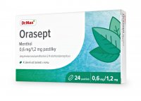 Dr. Max Orasept Menthol 0,6 mg/1,2 mg 24 pastilek
