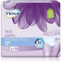 Tena Lady Pants Discreet Plus vel. L absorpční kalhotky 10 ks