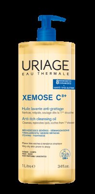 Uriage Xémose C8+ Zklidňující mycí olej pro suchou až atopickou pokožku 1000 ml