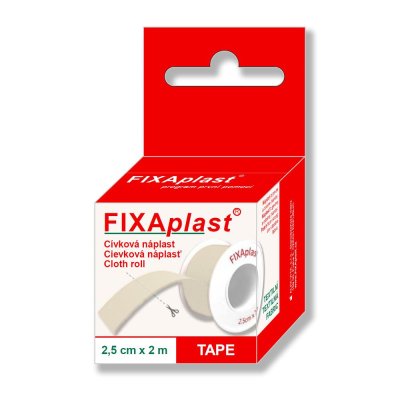 Fixaplast Náplast 2,5 cm x 2 m cívka 1 ks