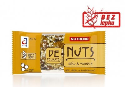 Nutrend DeNuts Ořechová tyčinka kešu + mandle 35 g