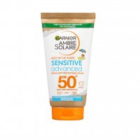Garnier Ambre Solaire Kids Sensitive Advanced SPF50+ opalovací mléko pro citlivou dětskou pokožku 50 ml