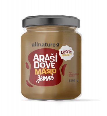 Allnature Arašídové máslo jemné 500 g