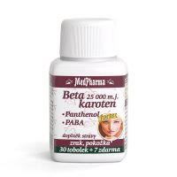 MedPharma Beta karoten 25000m.j. s Panthenolem + PABA 37 tobolek