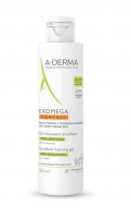 A-Derma Exomega zvláčňující mycí gel 2v1 Tělo a vlasy 200 ml