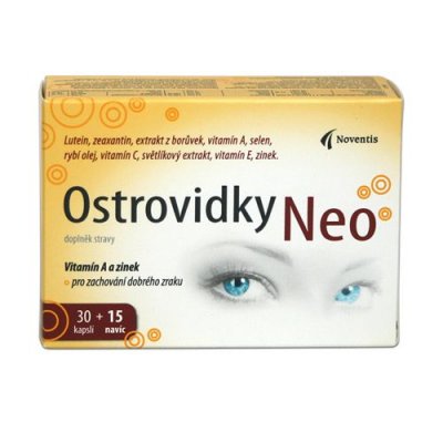 Noventis Ostrovidky Neo 30+15 kapslí